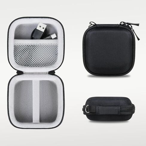Lacdo Hard Drive Carrying Case for Corsair EX400U USB4 Portable SSD 1TB 2TB 4TB USB 3.2 Type-C External Solid State Drives Shockproof Water Repellent Storage Travel Bag, Black+Gray in Saudi Arabia