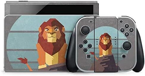 Skinit Decal Gaming Skin Compatible with Nintendo Switch OLED (2021) - Officially Licensed Disney The Lion King Simba On Pride Rock Design in Saudi Arabia