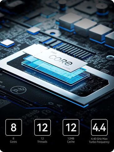 minisforum nab6 mini pc 12th Gen Core i7-12650h (10c/16t) Mini Computer 32g Ram+1tb SSD ، فتحة HDD قابلة للتوسيع ، HDMI × 2+USB-C × 2 4K@60Hz مخرجات ، Intel UHD Computer (تجديد) in Saudi Arabia