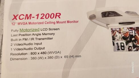 XM 12 "WVGA سقف السقف MOUNTING MOUNTY ، XCM-1200R in Saudi Arabia