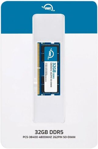 OWC 8GB DDR5 4800 PC5-38400 CL40 1Rx8 262-pin 1.1V SODIMM Memory RAM Module Upgrade Compatible with TerraMaster F6-424 MAX F8 SSD F8 SSD Plus T12-500 PRO T9-500 PRO in Saudi Arabia