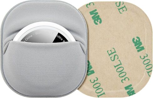 2 حزمة لركوب Airtag & Moto Tag لاصقة ، علبة حامل GPS من النسيج مع عصا ملصقات لاصق 3M على محفظة/تلفزيون عن بعد/أكياس/أمتعة/طائرات بدون طيار ، غطاء واقعي كامل لعلامة الهواء ، الوزن الخفيف ، الرمادي in Kuwait