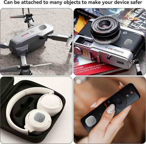 2 حزمة لركوب Airtag & Moto Tag لاصقة ، علبة حامل GPS من النسيج مع عصا ملصقات لاصق 3M على محفظة/تلفزيون عن بعد/أكياس/أمتعة/طائرات بدون طيار ، غطاء واقعي كامل لعلامة الهواء ، الوزن الخفيف ، الرمادي in Kuwait