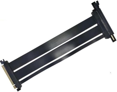 PCI-E 4.0 عالي السرعة مرنة كابل الناهض 30 سم 180 درجة لـ GTX1080 ، GTX1080TI ، RTX2060 ، RTX2070 ، RTX2080 ، RTX2080TI ، RTX3080 ، RTX3090 ، RX570 ETC in Saudi Arabia