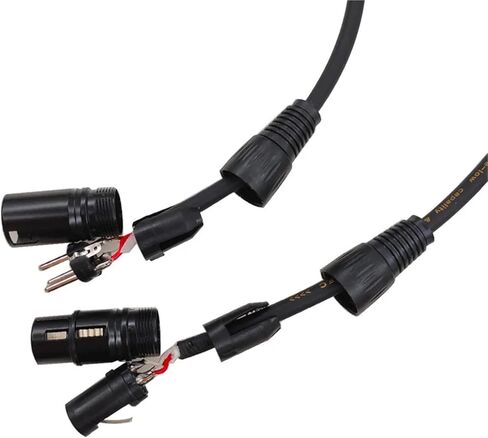 0.5m DMX512 XLR Cable ذكر إلى أنثى M/F OFC كابل الصوت محمي لخلاط الميكروفون in Kuwait