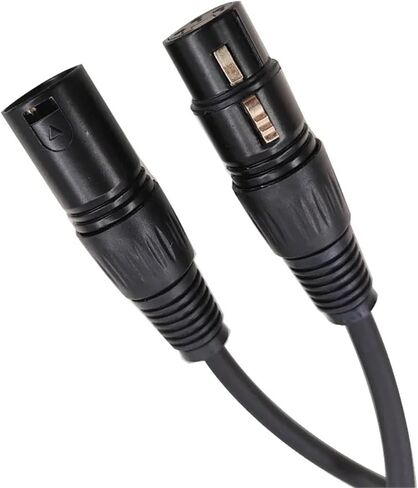 0.5m DMX512 XLR Cable ذكر إلى أنثى M/F OFC كابل الصوت محمي لخلاط الميكروفون in Kuwait