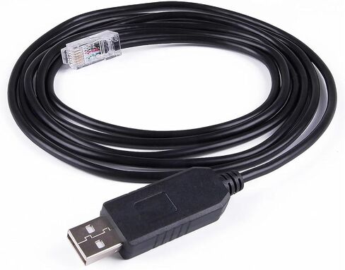 USB to 6P4C RS232 to RJ11 RJ12 Compatible with The Copley Controls Motors Accelnet Plus Panel EtherCAT SER-CK Serial Cable in Saudi Arabia