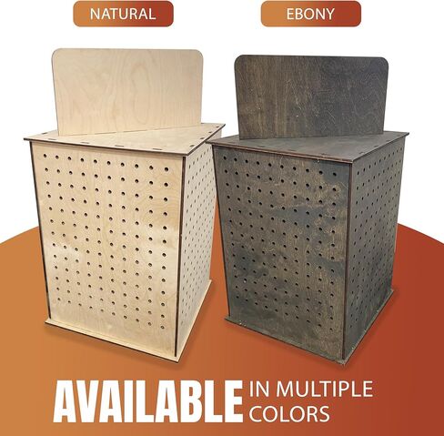 يعرض Torched شاشات العرض الدوار-22.5 × 16.76 بوصة-منظم الدوار الخشب Pegboard-Pegboard Display Stand للعروض الحرفية ، أحداث البائعين ، المجوهرات ، الملحقات ... in Kuwait