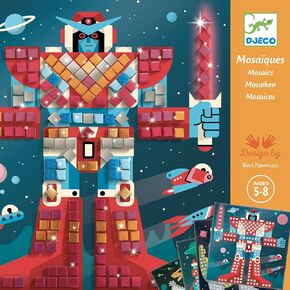 Djeco Deep in The Jungle Sticker and Jewel Mosaic Craft Kit