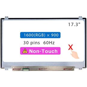 Screen Replacement for HP 17-BY4000 Series 17.3" HD 1600×900 30 pin LCD Non-Touch Screen Display Panel