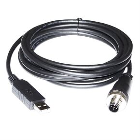 USB to M12 5PIN Male RS232 Converter Serial Communication Console DEBUG Cable(3 metres)