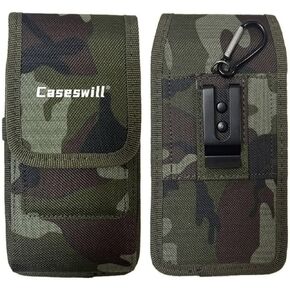 ل Samsung Galaxy A06 / A16 / A16 5G / A26 5G / A36 5G / A56 5G CASE نايلون حزام خلوي حزام مقطع حزام حزام محمول مع حامل البطاقة - التمويه