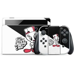Skinit Decal Gaming Skin Compatible with Nintendo Switch OLED (2021) - Officially Licensed Looney Tunes Tweety Bird iPod Design