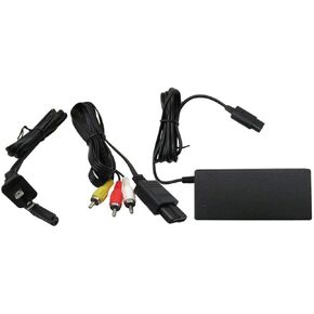 USonline911 12V 3.25A AC Power Adapter Cable & AV Cable Cord for Nintendo Gamecube NGC