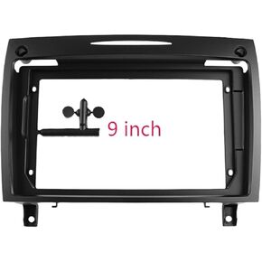 Car Stereo Frame 2 Din Auto Stereo Head Unit Frame Kit/Fit For MERCEDES-BENZ SLK(R171) 2004-2011 Car Radio Audio Dashboard Panel Fascia Trim Mount Radio Fascia Kit