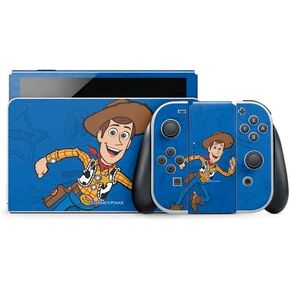 Skinit Decal Gaming Skin Compatible with Nintendo Switch OLED (2021) - Officially Licensed Disney Toy Story Sheriff Woody Design