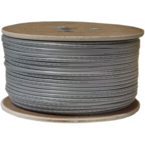 1000 feet Bulk Telephone Cord, Silver Satin, 28/6 (28 AWG 6 Conductor), Telephone Cable Spool, Bulk Telephone Wire, CableWholesale