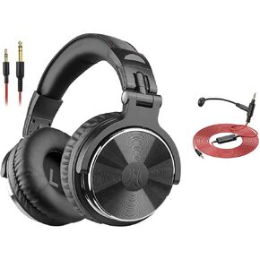 OneOdio Pro 10 Wired Over Ear Headphones & 3.5 mm Cable with Boom Mic