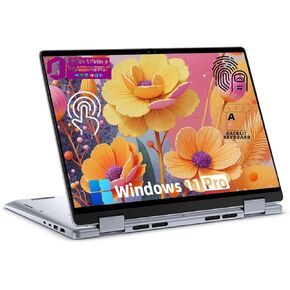 Dell Inspiron-7440 2-in-1 Laptop - 14'' FHD+ 2-in-1 Touch Display, Intel 10-Core 5-120U(up to 5 GHz), Backlit KB, w/USB Stocking Hub, Windows 11 Pro, Lifetime MS Office(64GB DDR5 RAM | 2TB SSD)
