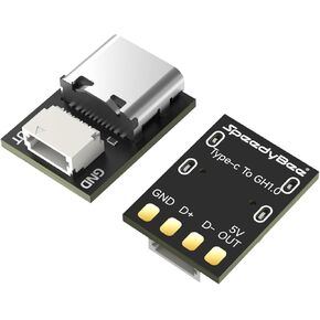SpeedyBee USB C Extension Module Serial Converter Adapter Module, F405 AIO Type-C Connector USB C Breakout Board 5V D+ D- GND
