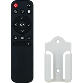 جهاز التحكم عن بعد الاستبدال لجهاز العرض المصغر ، متوافق مع HY300 ، HY300PRO ، HY320MINI ، HY320 MINI Projector (مع شريحة تثبيت الجدار)