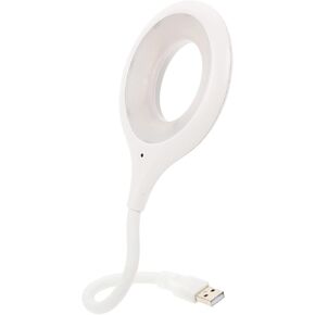 Lamp USB Night Light Voice Control Reading Lamp Flexible Gooseneck for Bedside