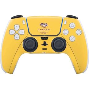 ألعاب Skinit Scenit Maming متوفرة مع وحدة تحكم PS5 - LSU Tiger Eye Logo مرخص رسميًا LSU Tiger Logo