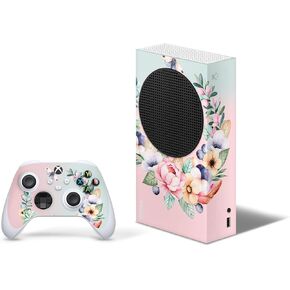 Compatible with X1 Series S Skin by ZOOMHITSKINS, Petite Fleurs Elegant Flowers, Durable, Bubble-free, Goo-free, Made in The USA