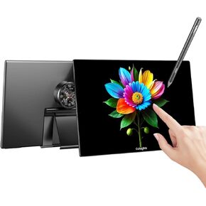 Portable Touchscreen Monitor for Mac - Supports Native Mac Touch Control & 13.3inch 2560x1600 2K Display (Matching Premium Laptop PPI), 350nit Brightness, USB-C for Windows/Android/Switch