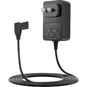 لمحول طاقة الشاحن لمضخة Moog Zevex Enteralite Infinity متوافقة مع سلك الطاقة اللانهائي （أسود）