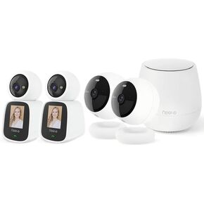 Noorio Home Security System with CL200 Camera x2，B200 Camera x2， Hub x1