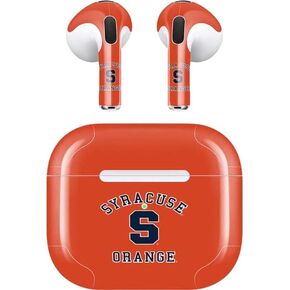 Skinit Decal Audio Skin Compatible with Apple AirPods (3rd Gen, 2021) - Officially Licensed Orange Syracuse Design