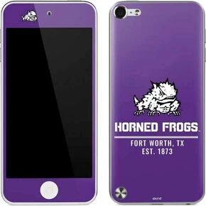 Skinit Decal MP3 Player Skin Compatible with iPod Touch (5th Gen&2012) - Officially Licensed College Horned Frogs Fort Worth Design