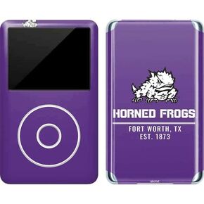 Skinit Decal MP3 Player Skin Compatible with iPod Classic (6th Gen) 80GB - Officially Licensed College Horned Frogs Fort Worth Design