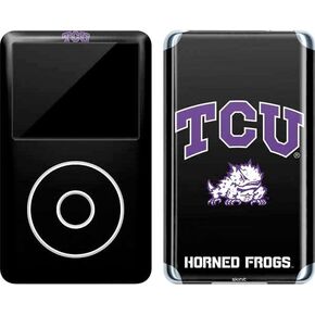 Skinit Decal MP3 Player Skin Compatible with iPod Classic (6th Gen) 80GB - Officially Licensed College TCU Horned Frogs Logo Design