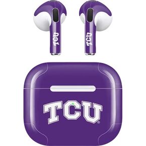 Skinit Decal Audio Skin Compatible with Apple AirPods (3rd Gen, 2021) - Officially Licensed TCU Horned Frogs Design