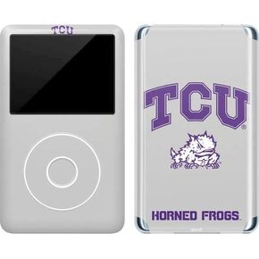 Skinit Decal MP3 Player Skin Compatible with iPod Classic (6th Gen) 80GB - Officially Licensed College Horned Frogs Logo Print Design