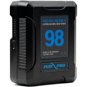 Indipro Micro Series 98WH V-Mount Lithium-ion Battery-قوة مضغوطة وعالية السعة للكاميرات والمعدات الاحترافية