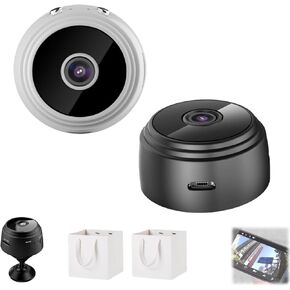 Laidanyou Camera, Laidanyou Mini Camera, Mini 5g Wireless WiFi Cameras 1080p HD, Wireless Video Camers for Home (2pcs)
