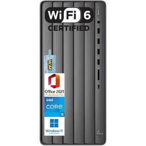 HP Desktop Computer,Envy Tower Desktop PC with Windows 11, Lifetime Office 2021,Intel Core i5,32GB RAM, 1TB SSD,HDMI, RJ45, WiFi, SD Card Reader, WM, Black (i5-14400, 32GB RAM | 1TB SSD)