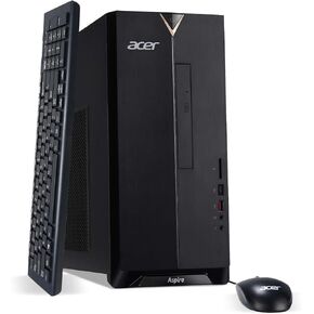 Acer Aspire TC-885-ACCFLI5O Desktop ، 8th Gen Intel Core I5-8400 ، 8GB DDR4 + 16GB Optane Memory ، 2TB HDD ، 8x DVD ، 802.11AC WiFi ، Windows 10 Home