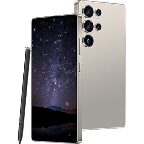 I25 Ultra Unlocked Android Phone| 12GB RAM+512GB| 6.99" HD Screen| 7000mAh Long-Lasting | Snapdragon 8 Gen3 | 68MP+108MP Pro Camera| Android 14 System| Face Unlock + Stylus|(Titanium Gray)