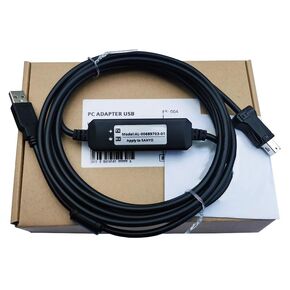 AL-00689703-01 Compatible Servo Drive Debugging Cable Programming Cable Data Cable Download Cable Normal Model USB Port 3 Meter