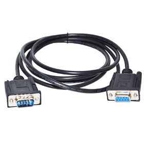 RS232 DB9 Female to DB9 Male 9P Communication Cable to PC Data Transmission Cable(3 metres)
