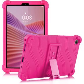 Atooz for Lenovo Tab One 8.7 Case 2025 (TB305FU) ، علبة أطفال Soft Silicone Sworkproof Kids لـ Lenovo Tab K9 Tablet 8.7 بوصة مع حامل للكمبيوتر (أسود)