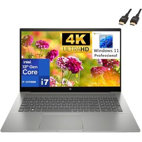 HP Flagship 17 Brightview شاشة اللمس - Intel 10 -Core 7 150U (حتى 5.4 جيجا هرتز) ، 17.3 "HD+ BrightView Display ، 64GB RAM ، 4TB PCI
