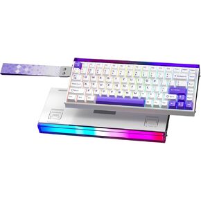 Aula Hero 84 HE - 75% Mechanical Gaming Keyboard Wired, Magnetic Switches Hot Swappable Hall Effect Keyboard, Rapid Trigger Mode 8000Hz Polling Rate, RGB Neon Light Box, Gamers Keyboards for PC/Mac