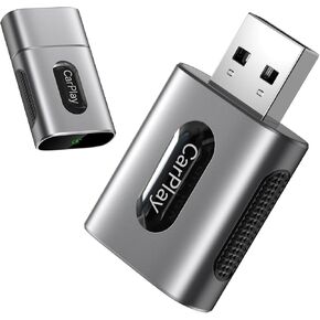يشمل محول CarPlay اللاسلكي لـ iPhone ، وتحويل Wired إلى Wireless بحجم Super Mini ، كبل تمديد USB و USB-C ، واتصال مستقر بدون تأخير