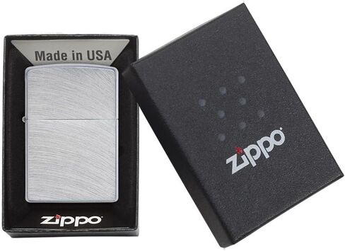 Zippo أخف وزنا - رسالة مخصصة مخصصة نقش Chrome Lindproof Windplight Chrome 250 in Kuwait