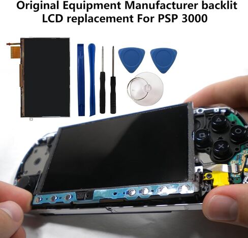 USonline911 4.3 inches LCD Screen/Display Replacement w/Repair Tools for PSP 3000 Series systems in Kuwait